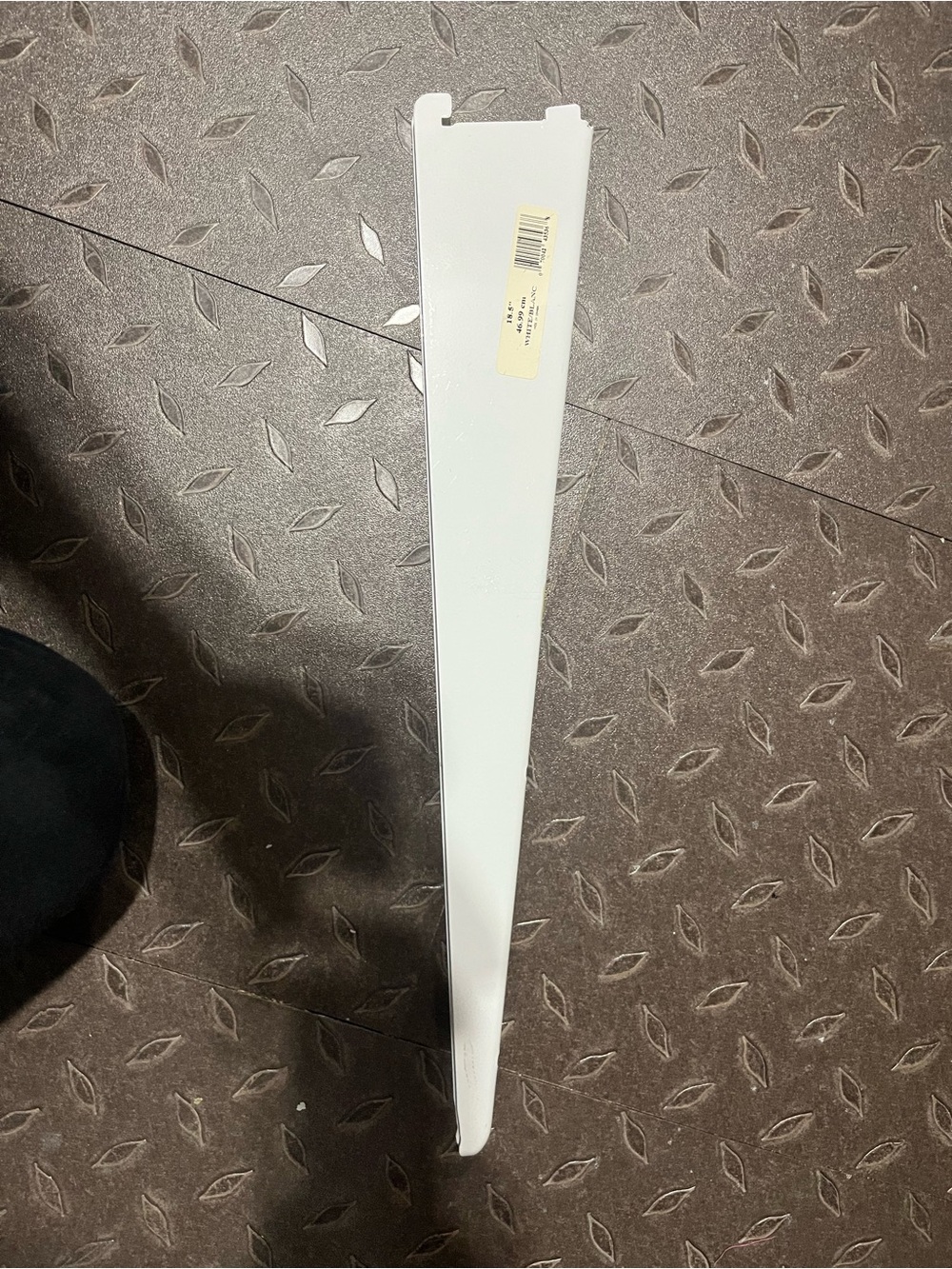 White Metal Shelf Bracket - Heavy Duty Support